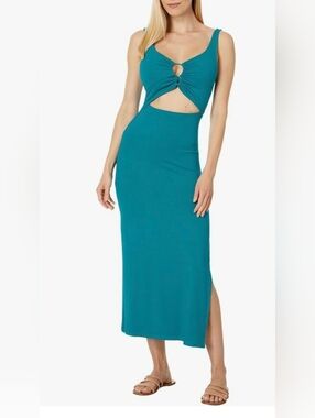 NWT l*space Teal Cutout Maxi Dress
